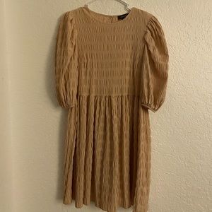 Puff sleeve midi dress size 6